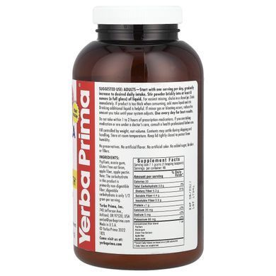 Формула з розчинною клітковиною, Yerba Prima, 12 унцій (340 г)