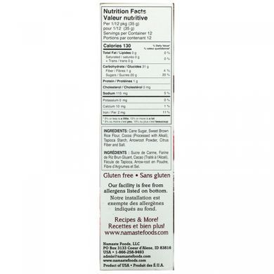 Namaste Foods, Brownie Baking Mix, Gluten-Free, 30 ounces (850 g)