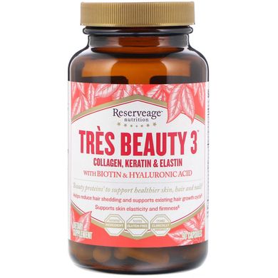 Формула краси, Tres Beauty 3, ReserveAge Nutrition, 90 капсул