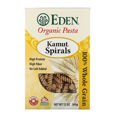Спіральки Камут Eden Foods (Kamut Spirals) 340 г