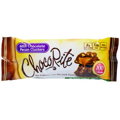 Печиво з молочного шоколаду з горіхами пекан HealthSmart Foods, Inc. (Milk) 16 упаковок по 32 г