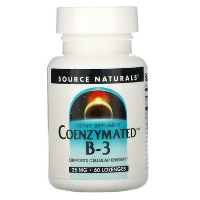 Коферментний B3 Source Naturals (Coenzymated B3) 25 мг 60 таблеток