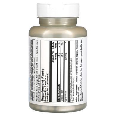 KAL, Apple Pectin, 600 mg, 120 VegCaps купить в Киеве и Украине