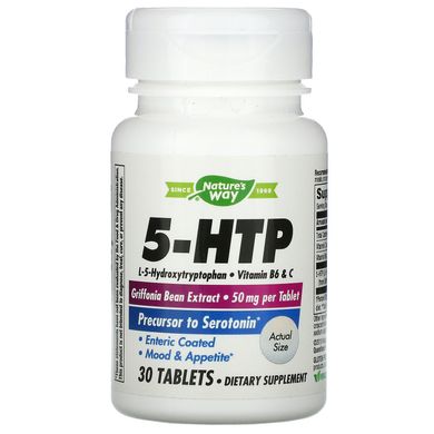 5-HTP, 5-гідрокситриптофан, Nature's Way, 30 таблеток