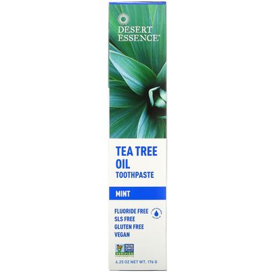 Зубна паста чайне дерево і м'ята Desert Essence (Toothpaste) 176 г