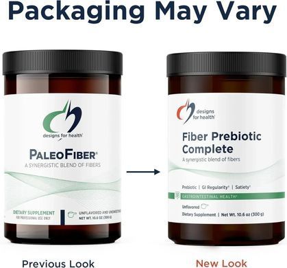Designs for Health Fiber Prebiotic Complete 300g Unflavored