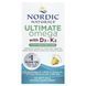 Nordic Naturals, Ultimate Omega&reg;, Plant-Based With D3 + K2, Lemon, 60 Soft Gels