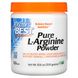 Чистий порошок L-аргініну, Pure L-Arginine Powder, Doctor's Best, 10,6 унцій (300 г) фото
