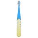 Зубна щітка для дітей, 3 роки +, блакитний + жовтий, Totz Plus Brush, 3 Years +, Extra Soft, Blue Yellow, RADIUS, 1 зубна щітка фото