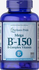 Вітамін B-150 ™ Комплекс, Vitamin B-150 ™ Complex, Puritan's Pride, 100 таблеток