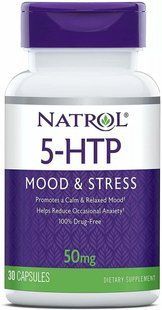 5-Hydroxytryptophan Natrol (5-HTP) 50 mg 30 capsules