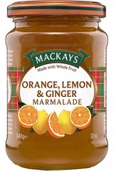 Джем шотландский с апельсином лимоном и имбирем Mackays 340 г купить в Киеве и Украине