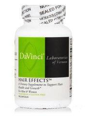 Ефекти для волосся, Hair Effects, DaVinci Labs, 90 вегетаріанських капсул