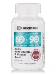 60- 90 Чоловік Мульти-вітамін,Мінерали підвищені, 60 to 90 Men's Multi-Vitamin,Mineral Boost, Kirkman labs, 120 капсул