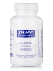 ЭПК и ДГК вегетарианская Pure Encapsulations (EPA/DHA) 120 капсул купить в Киеве и Украине