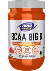 Спортивная добавка BCAA Now Foods (BCAA Big 6) вкус арбуза 600 г купить в Киеве и Украине