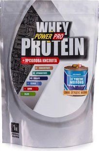 Whey Protein +урсоловая кислота Power Pro 1 kg згущене молоко купить в Киеве и Украине