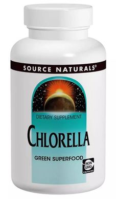 Хлорела Source Naturals (Chlorella) 500 мг 100 таблеток