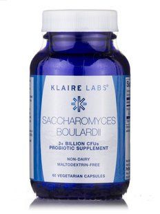 Сахаромицеты Буларди Klaire Labs (Saccharomyces Boulardii) 60 вегетарианских капсул купить в Киеве и Украине