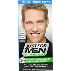Чоловіча фарба для волосся Original Formula, відтінок світло-коричневий H-30, Just for Men, одноразовий комплект