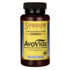 АвоВіда, AvoVida, Swanson, 100 мг, 60 капсул