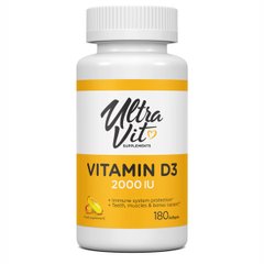 Вітамін Д3 VPLab (Vitamin D3 2000 IU) 2000 МО 180 м'яких капсул