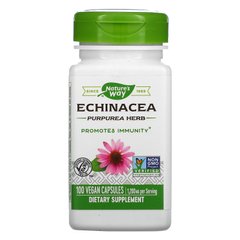 Трава ехінацеї пурпурової, Nature's Way, 400 мг, 100 вегетаріанських капсул
