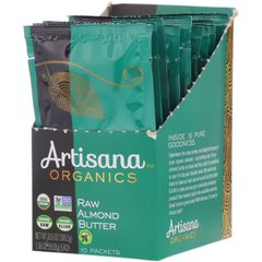 Миндальное масло органик Artisana (Almond Nut Butter) 10 упаковок по 30.05 г купить в Киеве и Украине