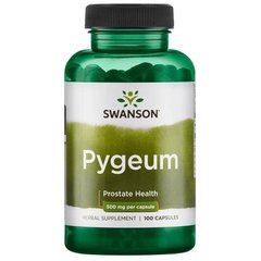 Витамины для простаты Пугеум Swanson (Pygeum) 500 мг 100 капсул купить в Киеве и Украине