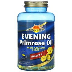 Масло вечірньої примули Health From The Sun (Evening Primrose Oil) 500 мг 180 капсул
