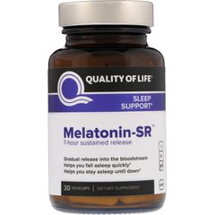 Мелатонин Quality of Life Labs (Melatonin-SR) 5 мг 30 капсул купить в Киеве и Украине