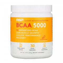 Аминокислота BCAA 5000, оранжевый манго, RSP Nutrition, 225 г купить в Киеве и Украине