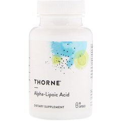 Альфа-липоевая кислота Thorne Research (Alpha-Lipoic Acid) 60 капсул купить в Киеве и Украине