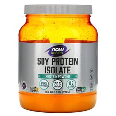 Изолят соевого белка натуральный вкус Now Foods (Soy Protein Powder) 544 г купить в Киеве и Украине