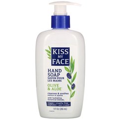 Зволожуюче мило для рук Kiss My Face (Moisturizing Hand Soap Olive & Aloe) 266 мл