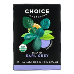 Черный чай Earl Grey органик Choice Organic Teas (Earl Grey) 16 шт. 32 г купить в Киеве и Украине