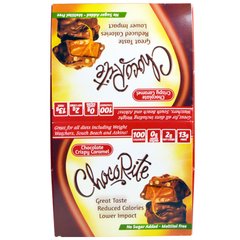 Печиво з молочного шоколаду з карамеллю HealthSmart Foods, Inc. (Milk) 16 упаковок по 32 г