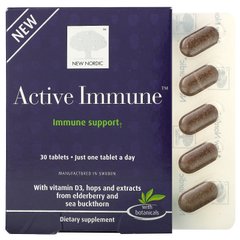 New Nordic, Active Immune, імунна підтримка, 30 таблеток