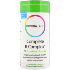 Комплекс витаминов В Rainbow Light (формула) Complete B-Complex 90 таблеток купить в Киеве и Украине