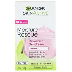 Освіжаючий гель-крем, для сухої шкіри, Moisture Rescue, SkinActive, Garnier, 50 г