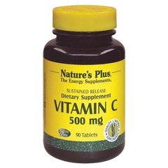 Вітамін С Natures Plus (Vitamin C) 500 мг 90 таблеток