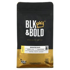 BLK & Bold, Specialty Coffee, цільнозернові, легкі, яскраві дні, 12 унцій (340 г)