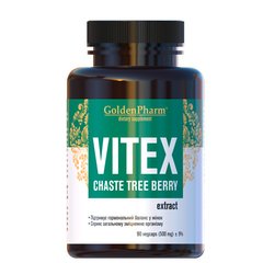 Экстракт витекса для женщин GoldenPharm (VITEX) 500 мг 90 капсул купить в Киеве и Украине