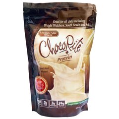 Протеїновий коктейль ChocoRite, шоколадна помадка брауні, HealthSmart Foods, Inc, 14,7 унцій (418 г)
