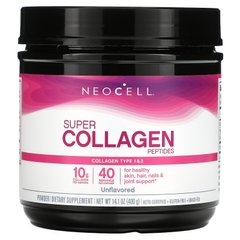 Neocell, Супер-колагенові пептиди, без ароматизаторів, 14,1 унції (400 г)