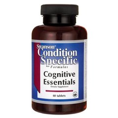 Когнитивные основы, Cognitive Essentials, Swanson, 60 таблеток купить в Киеве и Украине