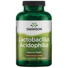 Лактобасіліус ацидофілін, Lactobacillus Acidophilus, Swanson, 1 мільярд КУО, 250 капсул