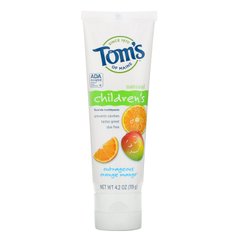 Детская зубная паста оранжевый манго Tom's of Maine (Toothpaste) 119 г купить в Киеве и Украине
