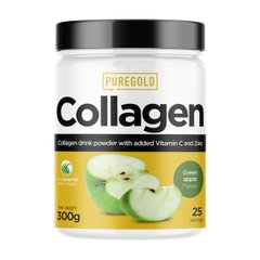 Коллаген зеленое яблоко Pure Gold (Collagen) 300 г купить в Киеве и Украине