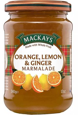 Джем шотландський з апельсином лимоном і імбиром Mackays 340 г